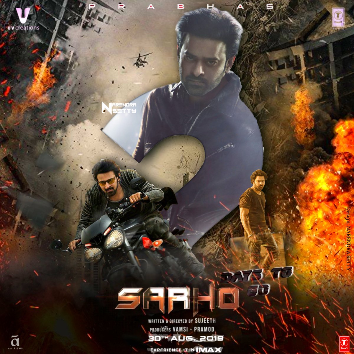 nanishetty_dhfp's tweet photo. #NarendraSettyDesigns
48Hours(2Days) More To Go For Rebel Star #Prabhas
Indian Biggest Action Thriller #Saaho
#2DaysToGo
#2DaysForSaaho
Hd Link:https://t.co/yrqb6TVEXv https://t.co/MXKlB3r1Ub