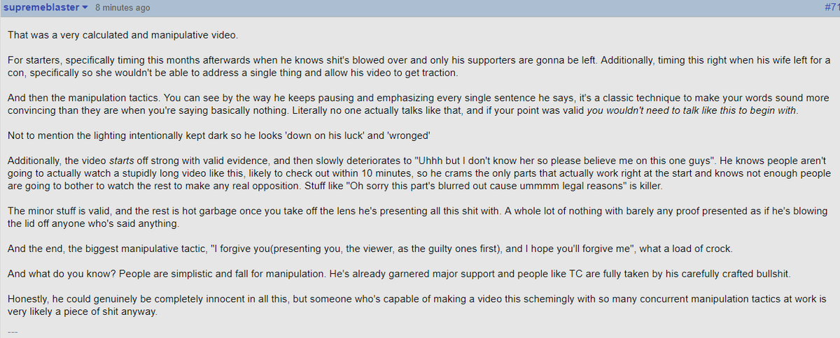 revolsin's tweet photo. Sums up the #Projared video
Manipulative bullshit truly on the level of a professional, you can't make this stuff up https://t.co/UIAmTKuTSF