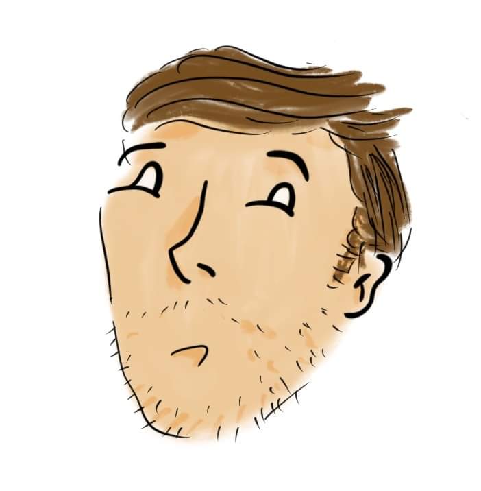 _Romanski_'s tweet photo. Je teste des choses. Voici un petit portrait, de tête, fait de tête, aussi, en 5 minutes.
#portrait #romanski #art #procreate #tete #head #dessin #drawing #quick https://t.co/akP1zrc2jH