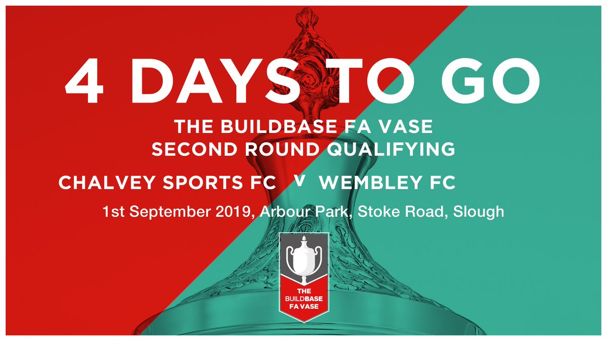 <a href="/ChalveySportsFC/">Chalvey Sports FC</a> v <a href="/WembleyFC/">Wembley FC</a> 

3pm this Sunday @ Arbour Park

Gates &amp; bar open from 2pm

£5 entry, £3 concessions, kids free

<a href="/fiberkshire/">Football in Berkshire</a> <a href="/Robs_Sport/">Robert Stevens</a> <a href="/sloughtownfc/">Slough Town FC</a> <a href="/sloughobserver/">Slough Observer</a> <a href="/SloughTownST/">SloughTown S.Trust</a> @NonleagueS @NonLgeProgs <a href="/NonLeagueCrowd/">Non League Crowds</a> <a href="/HellenicLeague/">Hellenic League</a> <a href="/SpartanSMFL/">Spartan South Midlands</a> 
Please RT