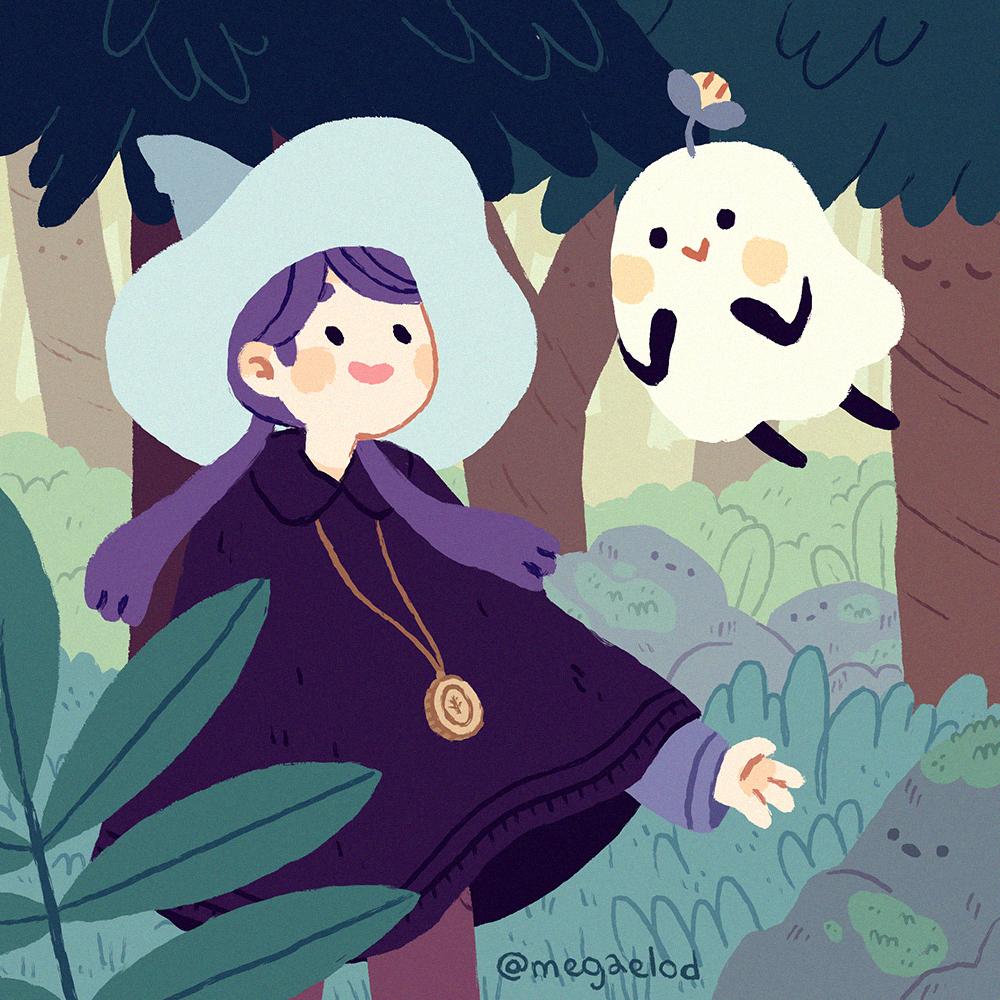 élod✦sasha 🐕 on X: hey #VisibleWomen, i'm élod (or megaelod) on the  internet and i love drawing plants and witches! you can also follow me on  my instagram:   / X