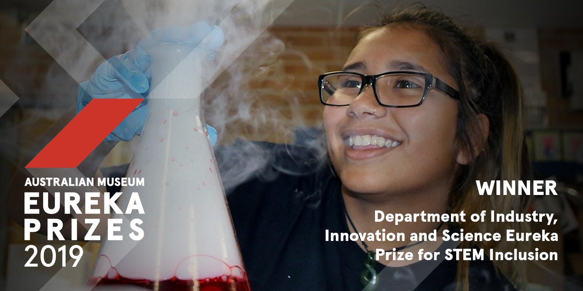 The National Indigenous Science Education Program <a href="/Macquarie_Uni/">Macquarie University</a>
<a href="/CharlesSturtUni/">Charles Sturt University</a> and #YaeglCountry wins the 2019 <a href="/ScienceGovAU/">ScienceGovAu</a> Eureka Prize for #STEMInclusion. Learn more: youtu.be/6cmqVw5KwdU #Eureka19 #EurekaPrizes