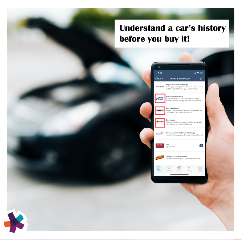 We provide you with services that lets you understand a car's history before you buy it! Head to our "Top-up &amp; Recharge" section and choose the service that suits you!
#PinPayCanDoIt