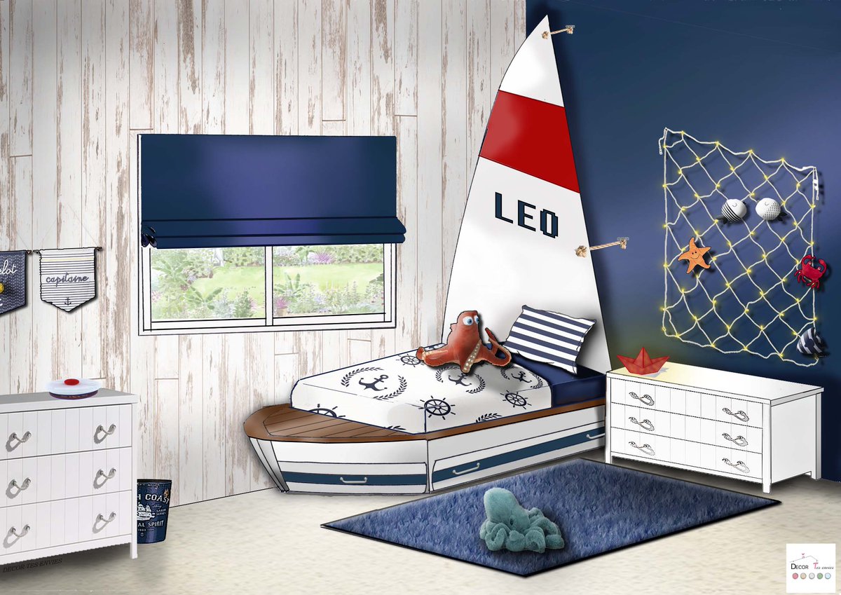 Decor Tes Envies Decoratrice D Interieur Chambre Enfant Style Marin Realise Pour Leo