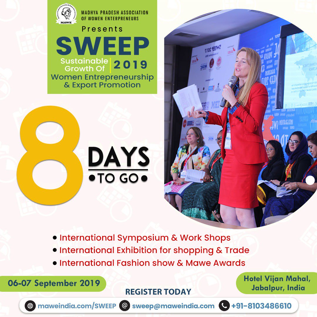IndiaMawe's tweet photo. Networking to Women Entrepreneurs of Tier 2 &amp; Tier 3 cities. Full 2 days of networking, learning , exploring opportunities for B2B, With International and National participants and Govt Departments and schemes plus International policies.
Register Today and become a part. https://t.co/OKIofb2rrk