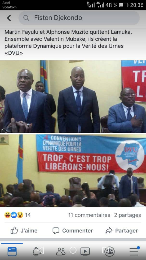 BenIlofo's tweet image. Nous commençons à assister à des Bêtises Politique Juste en Regardant Cette Capture d'écran
#RDCMonpays
#