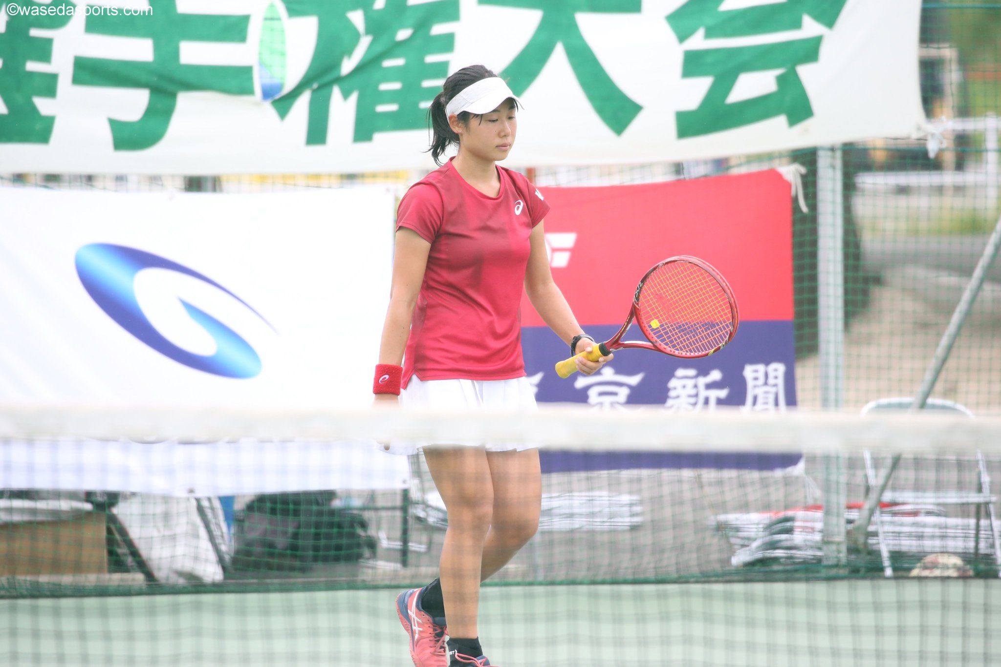 早稲田スポーツ新聞会 Ar Twitter テニス 関東学生選手権 女子シングルス 準々決勝 倉持美穂 ２ ６ ７ ５ ０ ６ 岩井真優 筑波大 セカンドセットを接戦の末に取り切りセットカウントをイーブンに戻した倉持だったが ファイナルセット