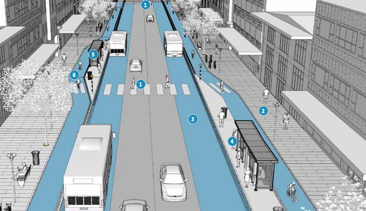 Cycling_Embassy's tweet photo. Auckland Transport has released its new Urban Street and Road Design Guide, and it's filled with Dutch-inspired elements adapted for a New Zealand context:

✅ Segregated cycle tracks
✅ Protected intersections
✅ Roundabouts
✅ Bicycle streets

Read more: https://t.co/6IfVSQz7GP https://t.co/4nancaakd9