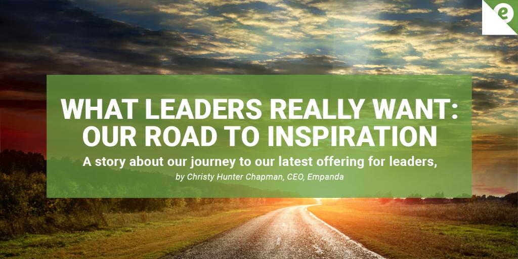 Empanda_Network's tweet photo. What are today's leaders really looking for? Our CEO, Christy Hunter Chapman tells the story of our pathway toward a new change paradigm. 

Read our story here: https://t.co/5KozediOc7

Please share your thoughts with us! 

#enable #engage #evolve #empanda https://t.co/3IfOK6Z5qG