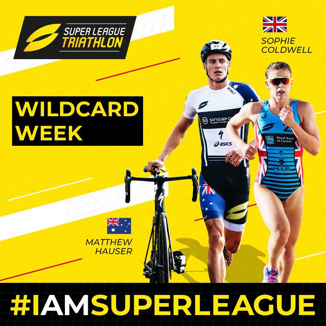 📣 WILDCARD ANNOUNCEMENT 📣
⠀⠀⠀⠀⠀⠀⠀⠀
🇦🇺MATT HAUSER &amp; SOPHIE COLDWELL🇬🇧

@matt_hauser and @Sophie_coldwell make a comeback to @superleaguetri! What will these blue jersey winners have up their sleeves? 🏊🏼‍♂️🔥

#IAMSUPERLEAGUE #WildcardWeek #Triathlon #Championship #Series