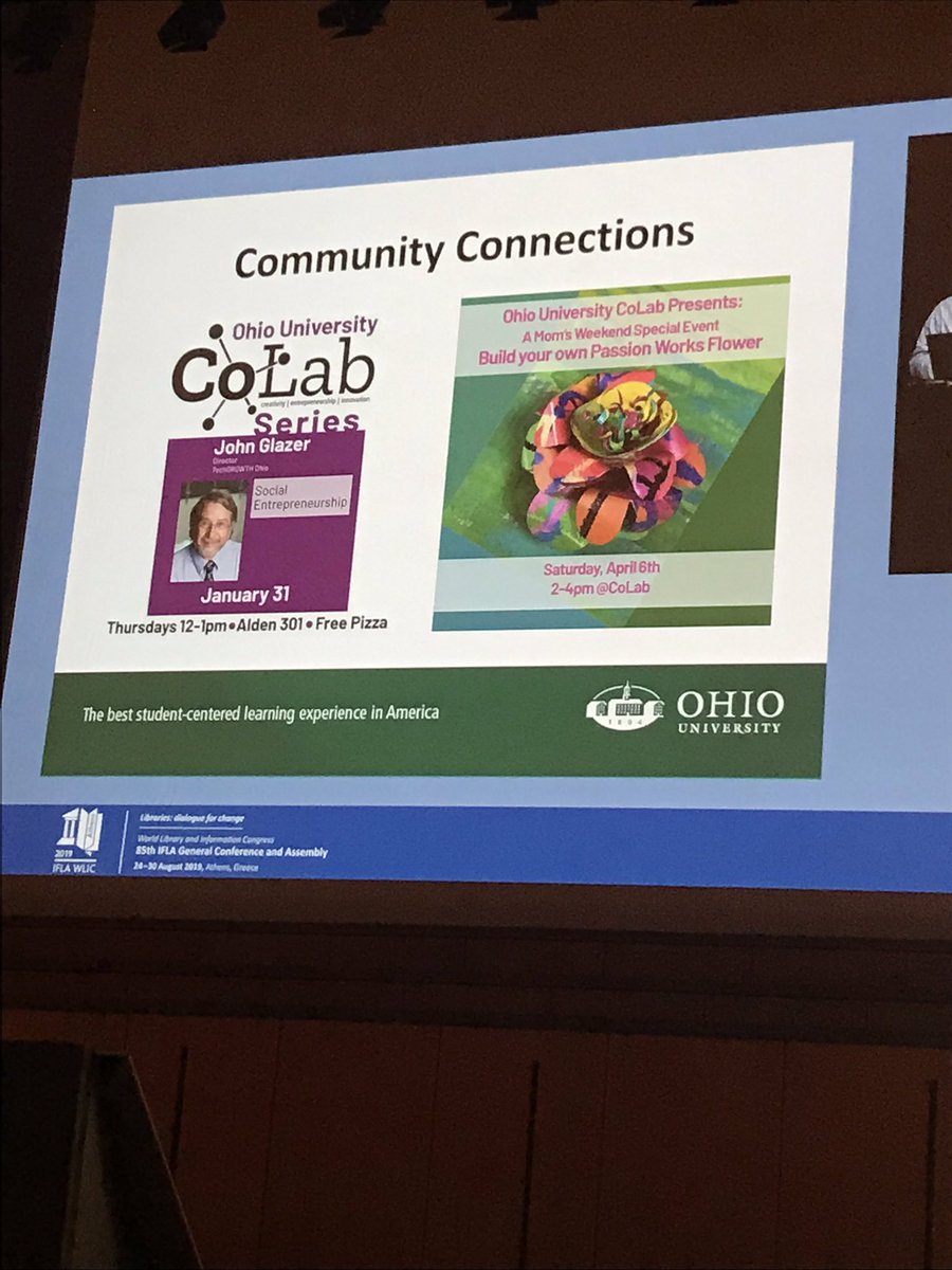 ifla_lbes's tweet photo. Spaces and programmes to support community collaboration #iflabuild2019 https://t.co/fGtuM09cCE