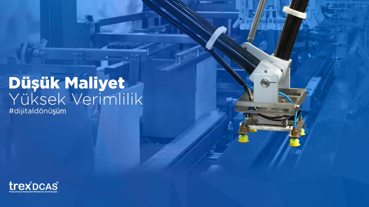 trexDCAS dijital çözümleri ile fabrikanızdaki gereksiz kaynak ve zaman tüketimlerinden kurtulun.
🌐trex.com.tr
#endüstri40 #akıllıfabrika #IIoT #sanayi #sanayi40 #dijitaldönüsüm #iot  #analitik #advancedanalytics