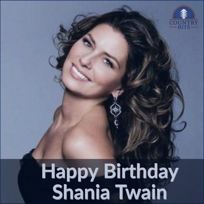 Shania Twain's Birthday Celebration HappyBday.to