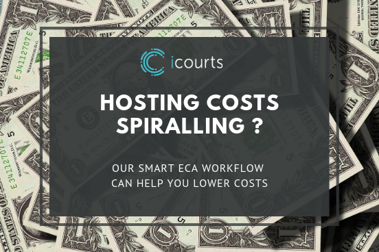 icourts_AU's tweet photo. Is the cost of hosting your case data spiralling? Our smart ECA workflow can help you to lower hosting costs from the beginning of your matter. Talk to us today to find out more. https://t.co/pmfYCJUEll #ediscovery #icourts #changewhatspossible #knowdatafaster #automatethetedious https://t.co/77uLe1IDP9