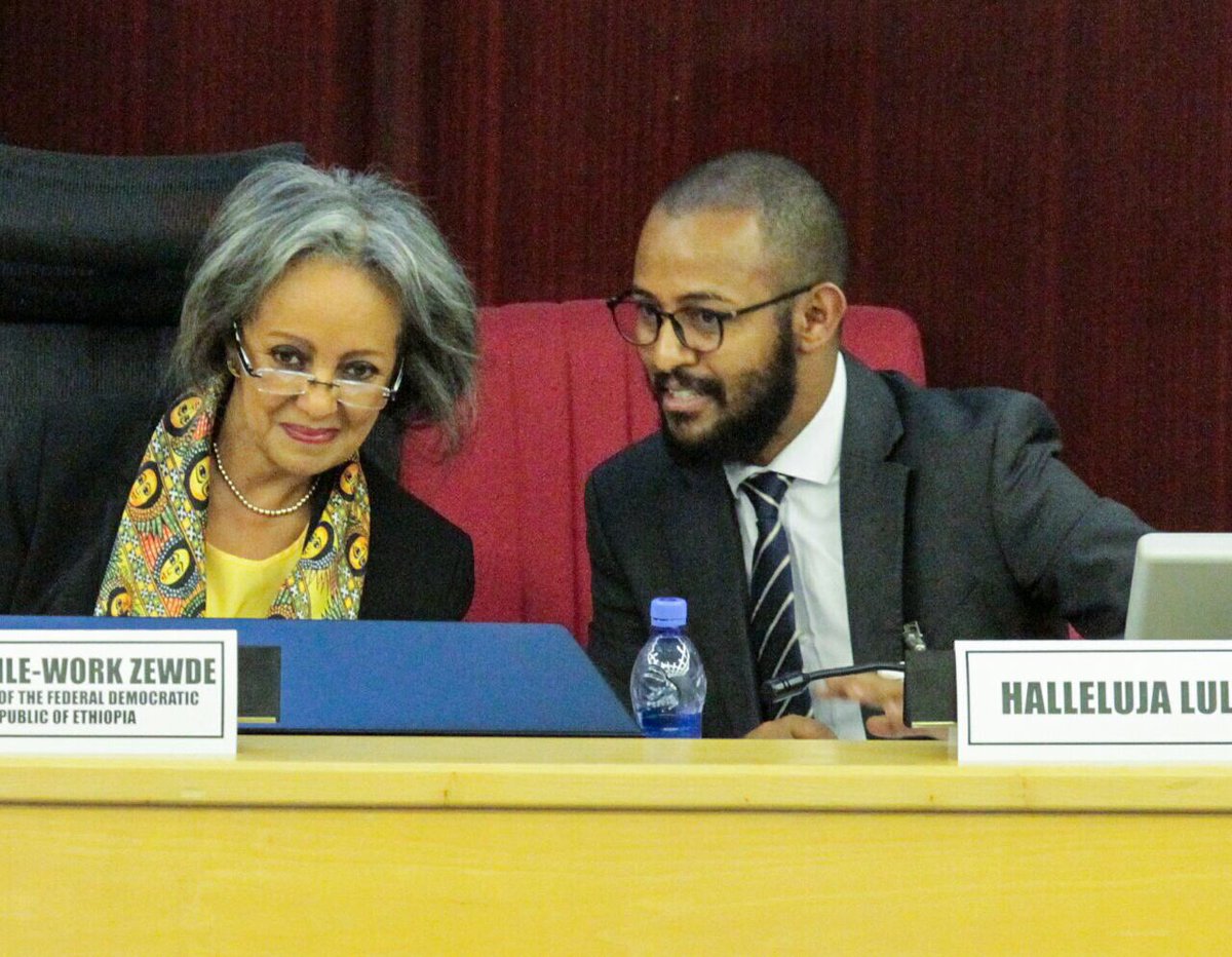halelule's tweet photo. The Ethiopian Foreign Relations Strategic Studies Institute (EFRSSI) co-organized a successful conference on political reform &amp; transition. We were graced with &amp; enlightened by the presence of Sahlework Zewdie,President of #Ethiopia &amp; former President of #SouthAfrica Thabo Mbeki. https://t.co/aKbCt9z8oB