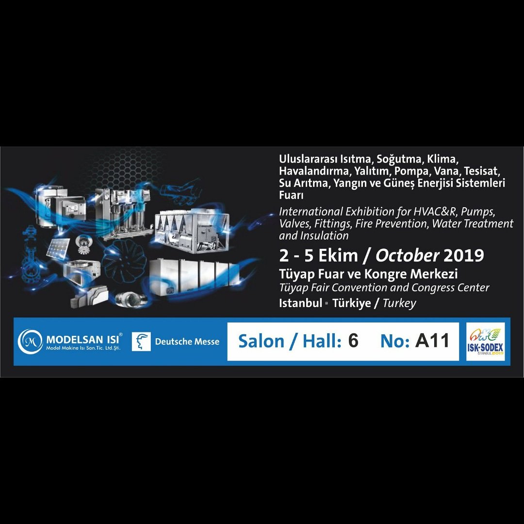 Sodex fuarındayız.

modelsanisi.com.tr/index.php

sodex.com.tr/tr

2-5 Ekim 2019

#isksodex #istanbul #Gaziantep #Turkey #isksodex2019