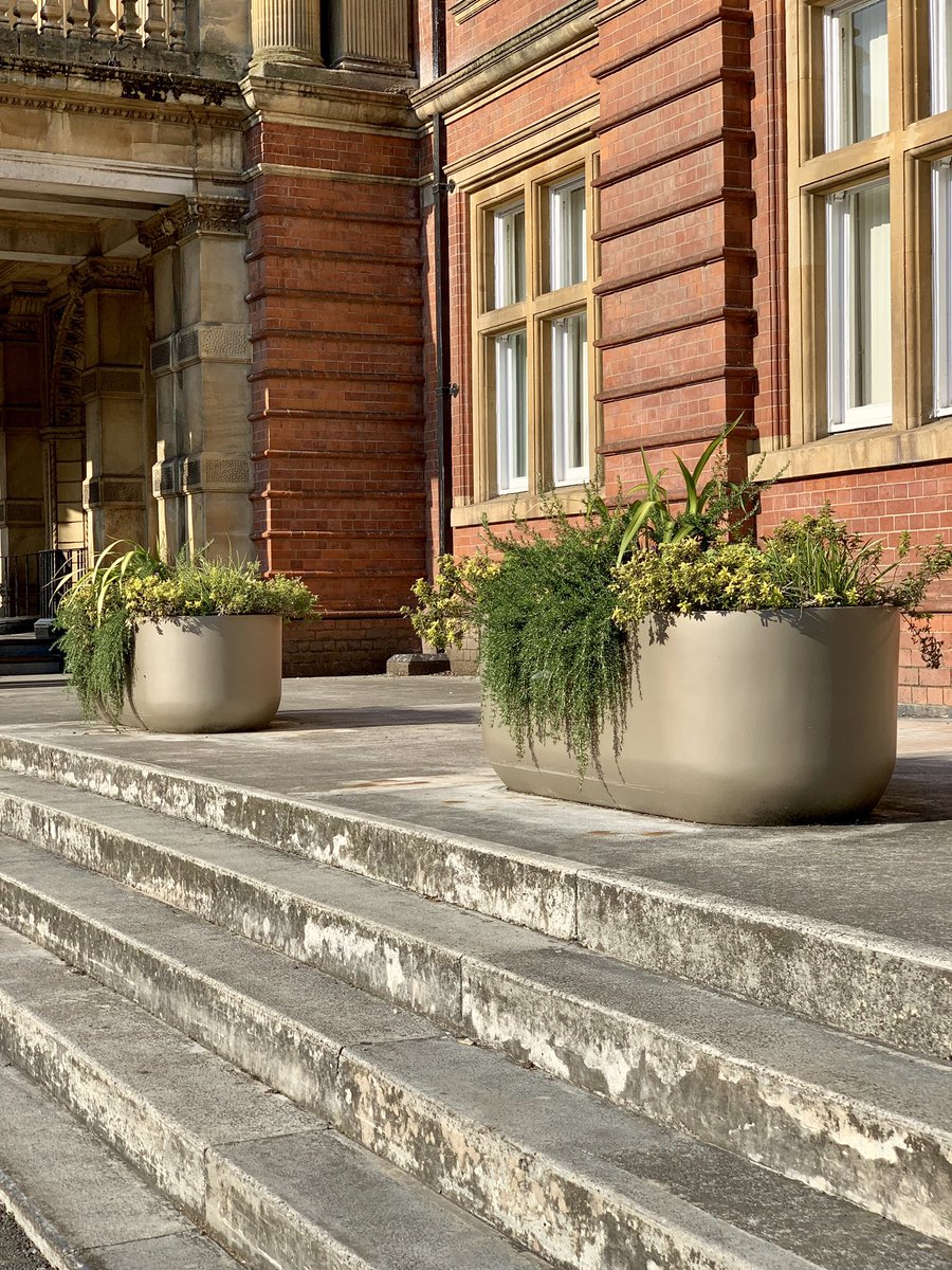 Europlanters's tweet photo. Our Buckingham Planter loving the beautiful sunshine at the weekend. #plants #GRPplanters #city #Brighteningupcities #greencities #largeplanters #architecture #landscape #designer #exteriorplanting https://t.co/rjlyt0eZMl