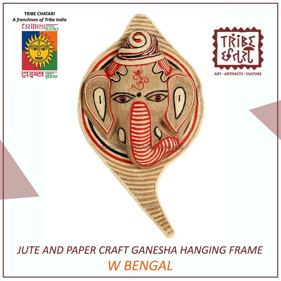 TribeChatari's tweet photo. 4 Days to go ....!
Jute and Papercraft Ganesha hanging frame West Bengal
For booking call on - 9822284771/ 9850578438
#ganeshchaturthi #ganeshchaturthi2019 #TribeChatari #ArtWork #Hnadmade #Madewithlove #WestBengal #Papercraft #ArtWork #HangingFrame https://t.co/TizWiDueb6