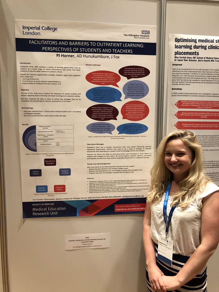 Such an exciting opportunity to present my work @amee2019 #medicaleducation #clinicalteaching