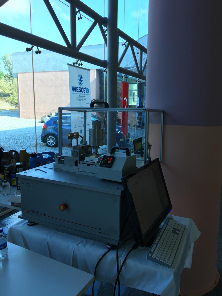 TriborArge Firması bünyesinde bulundurduğu UTS Tribometre ile WESCE'19 Fuarında.

Tribor R&amp;D Company has been participated to WESCE'19 Fair with UTS Tribometer.

uts-design.com/index.php?page…