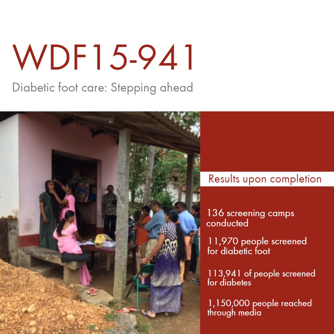 World Diabetes Foundation (@worlddiabetesf) on Twitter photo WDF15-941 has worked strengthen diabetic foot care in the district Udupi of Karnataka, India: bit.ly/2BvYCfE.
Thanks to project partner, <a href="/ManipalUni/">Manipal Uni</a>, for their great efforts – we look forward to following your continuous work! WDF15-941 has worked strengthen diabetic foot care in the district Udupi of Karnataka, India: bit.ly/2BvYCfE.
Thanks to project partner, <a href="/ManipalUni/">Manipal Uni</a>, for their great efforts – we look forward to following your continuous work!