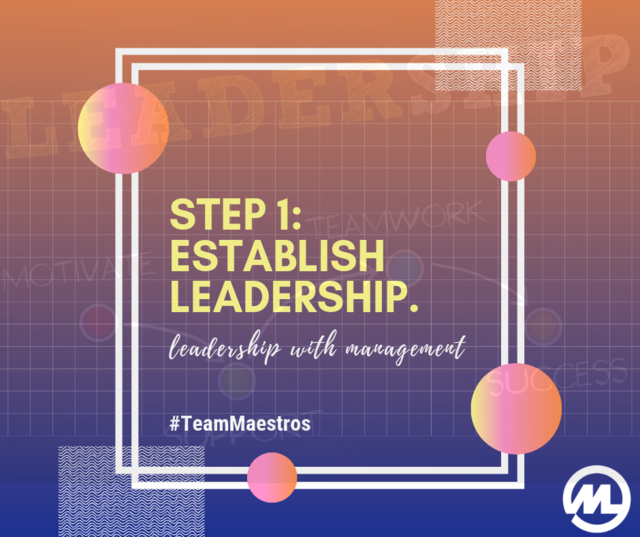 Before you  start team building, you need to develop the right kind of leadership skills. This doesn’t mean asserting authority, instead try to foster trust through honesty and transparency.  
#goals #TeamMaestros #mykocha #mentor #coach #coaching #entrepreneur  #lifecoach