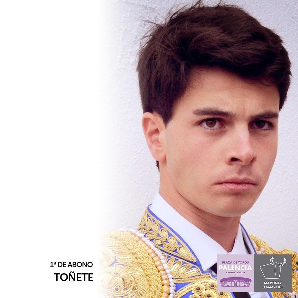 Completa el cartel <a href="/tonetecp/">Toñete Catalán Palazón</a> que tras triunfar en el coso palentino como novillero, vuelve este 2019 como Matador de Toros

🎟| bacantix.com/Entradas/WebFo…