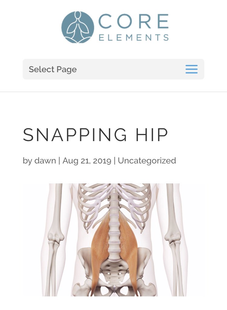 Core_Elements1's tweet photo. β¨Our new #blog on #snapping #hip #syndrome - as published in #MassageWorld Magazine is now online π
To view or read please click π https://t.co/hjl38so6cB
#sportsinjury #snappinghip https://t.co/aOP1krd9nS