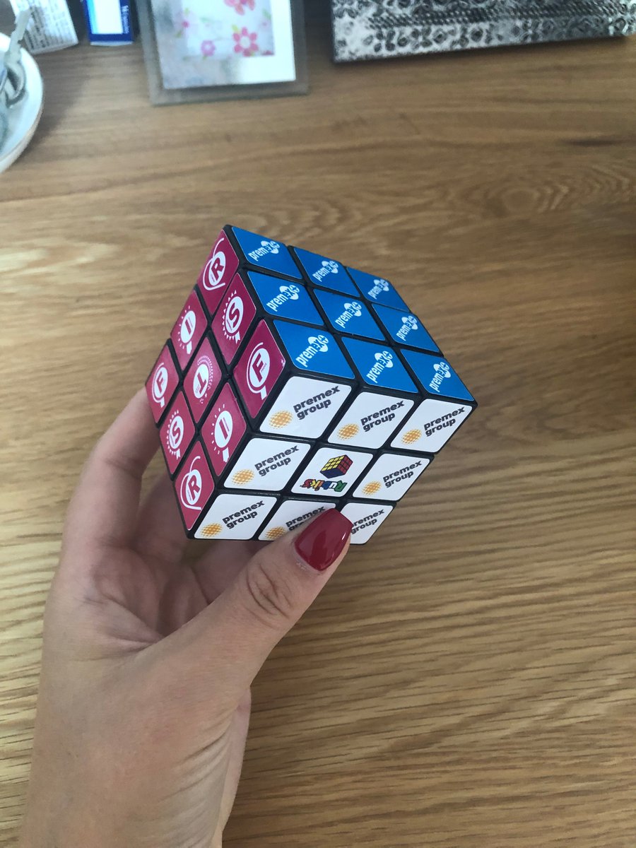 PremexGroup's tweet photo. We have another Rubiks cube entry, this time by Eden Vaknin from @LyonsDavidson! 🙌 Don't worry, you still have time to complete your Rubik’s cube! Just send over your entry before the 6th September! #CompletedIt #SolveItFIRST https://t.co/nrtQa0lVlM
