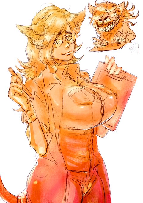 製作者さんに反応貰えて嬉しい限り。以前拝見したヤングプッシーキャット先生、もっさり可愛くて大好きです。

#peepoodo #drpussycat 