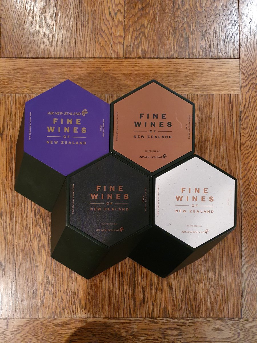 And look what arrived today. 
Number Four @finewinesofnz Trophy for 2016  la collina Syrah.
2013
2014
2015
2016
.
Thank you <a href="/airnz/">Air: Neutral Zone</a>
.
#nzwine #hawkesbaywine #finewinesnz
#syrah #lacollina