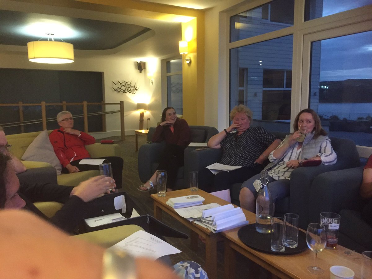 sqwales's tweet photo. Cardigan Squash club positive meeting last night at the Cliff Hotel sorting Sunday’s Racketball Tournament and discussing the new proposed grant work https://t.co/3qsc23jEh7