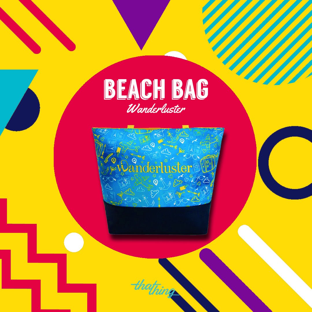 ThathingCo's tweet photo. Funky beach bags with waterproof lining and lots of space to keep all your travel essentials! https://t.co/7rmDQmYqnp https://t.co/GuSGFg2wSm