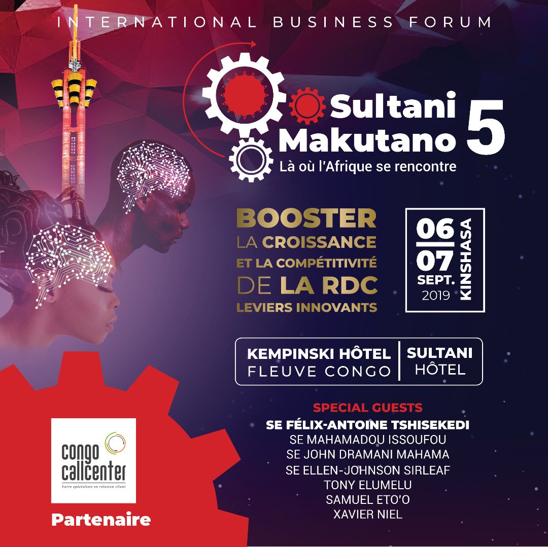 CongoCall's tweet photo. Partenaire de la 5 ème édition Sultani Makutano!
#congocallcenter
#votrespécialisteenrelationclient
#Sultanimakutano https://t.co/KwkJKHiTjW