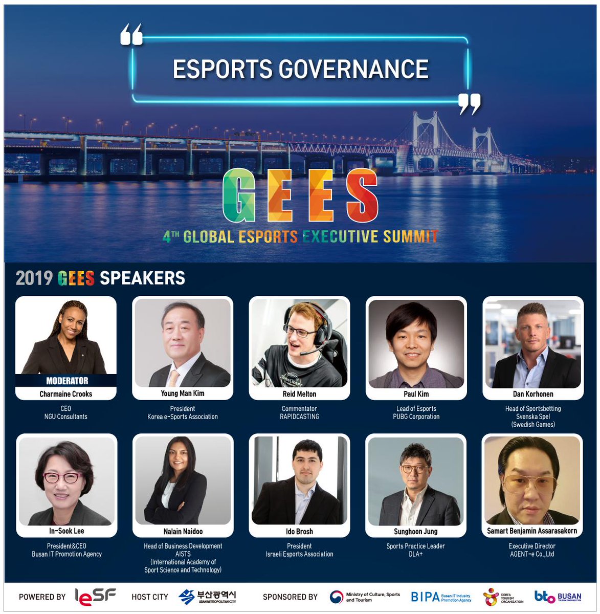 iesf_official's tweet photo. [PRESS RELEASE] “ESPORTS SUSTAINABILITY” – Speakers for GEES 2019

Click on the link for the official press release: https://t.co/VVw2Qnhy8a https://t.co/xotorJ6rP7