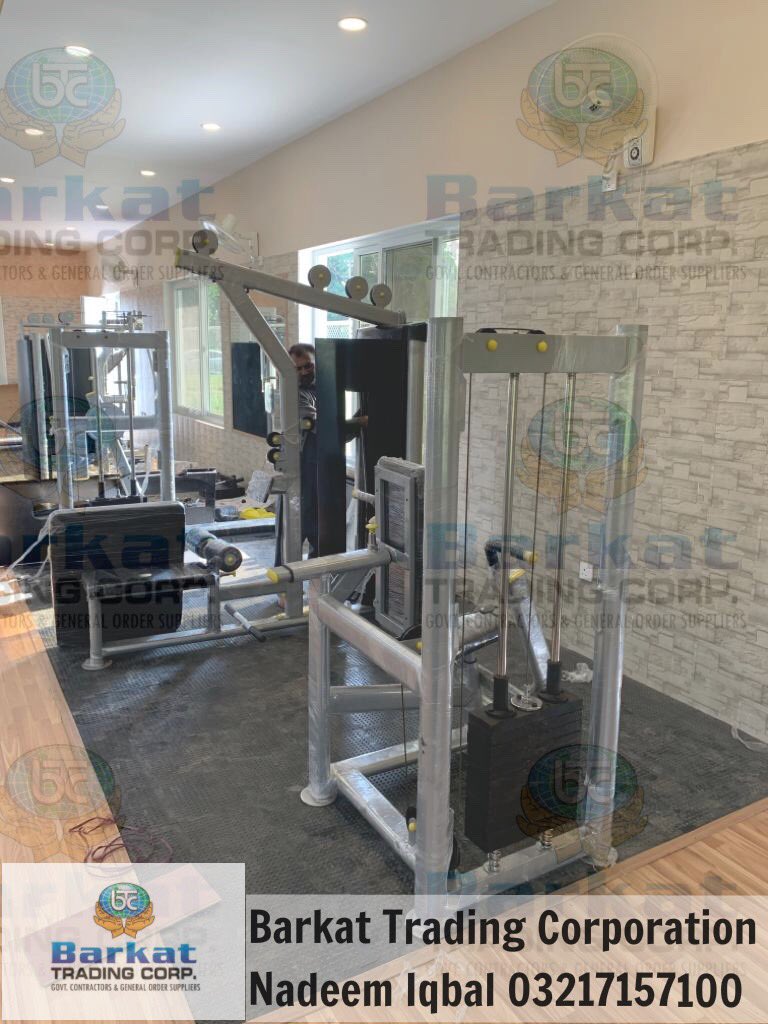 Barkat Trading Corporation on Twitter "We are installing the gym equipments at government