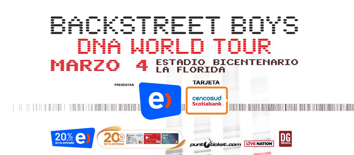 dgmedios's tweet photo. #BackstreetBoysEnChile - DNA World Tour 🕺🕺🕺🕺🕺

📅 4 de marzo 2020
📍 Estadio Bicentenario de La Florida

Detalles acá ➡️ https://t.co/Jr3EBghPg2
¿Quieres que te avisemos cuando comience la venta? ➡️ https://t.co/WYSnON7DAN

@livenationlatam / Es otro más de @dgmedios https://t.co/JhloGAkMbb