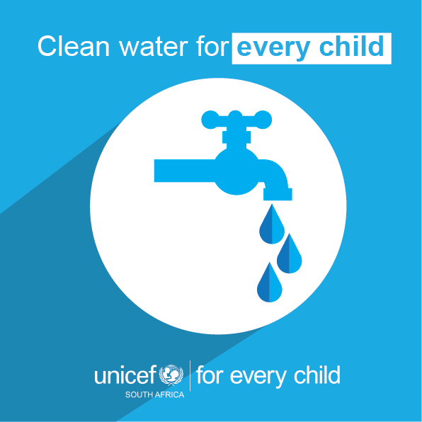 UNICEF_SA's tweet photo. Did you know that in South Africa, only 36 per cent of children from birth to 4-years-old live in households that have access to piped water in their dwelling? Join us to promote access to safe water because everyone deserves clean water.
#WorldWaterWeek #HealthAndHappy https://t.co/PgMdb2hCwG