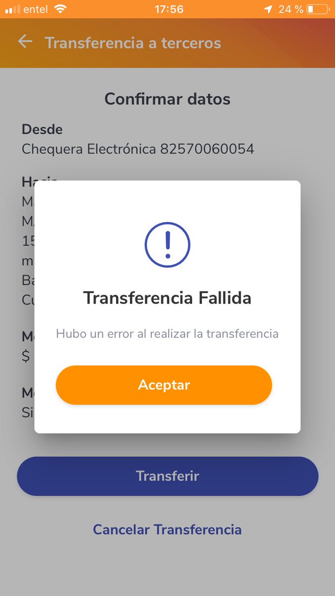 Hector Asenjo Reyes On Twitter La Nueva App Bancoestado Ha Sido Una Pesima Experiencia Ayer Hice Transferencia Y Me Salio Mensaje De Que Hubo Error Y Que Intente Nuevamente Lo Hice Y