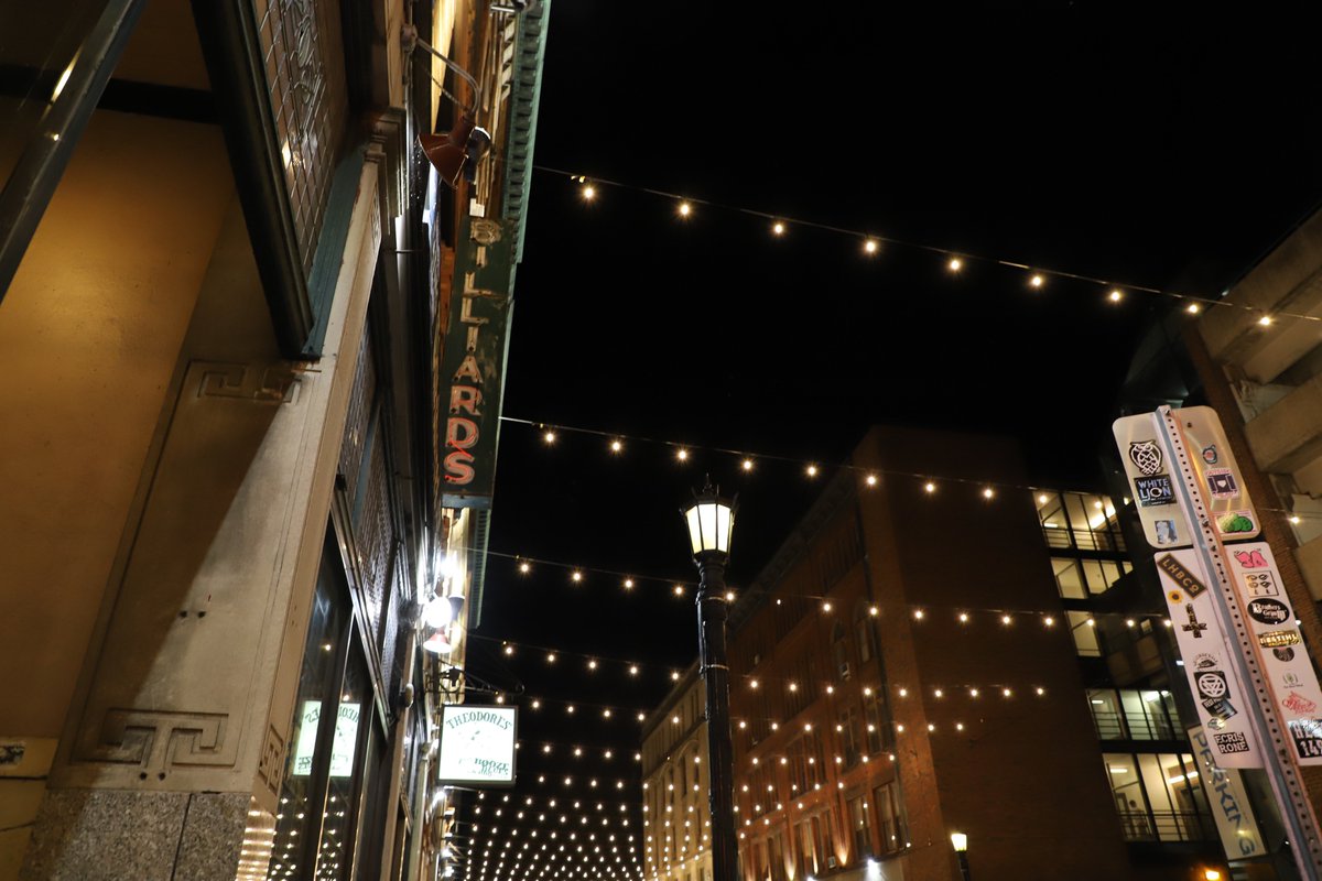 SpringfieldBID's tweet photo. Worthington Street is looking a little brighter... #BeDowntownSpringfield https://t.co/UXMYg5txAi