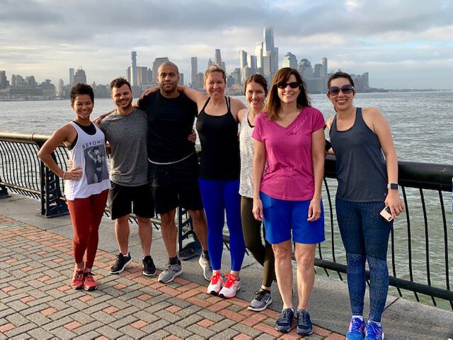 The LR/HR/CO/Finance running club on our morning adventure today! @weareunited @CharleanGmunder @christinerator @JulianneCooney @smstewart06