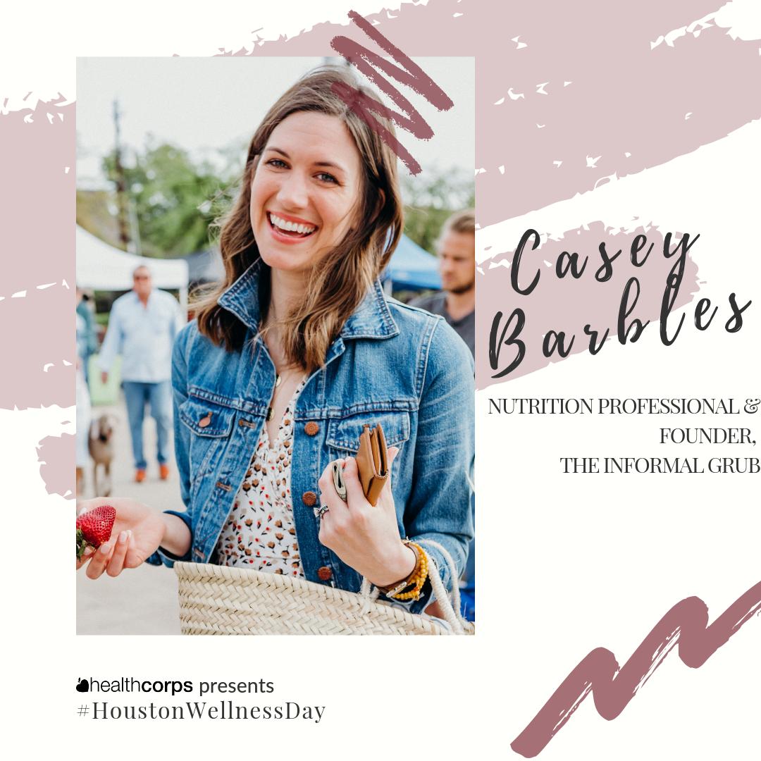 HealthCorps's tweet photo. Thrilled to have Casey Barbles of @TheInformalGrub at #HoustonWellnessDay speaking about "Changing the Nutrition Narrative" and how the little things affect your everyday food choices! We're ready to make our minds and bodies well! 🍓

Register at https://t.co/JP84YfJlYh https://t.co/Db00sAxeWB
