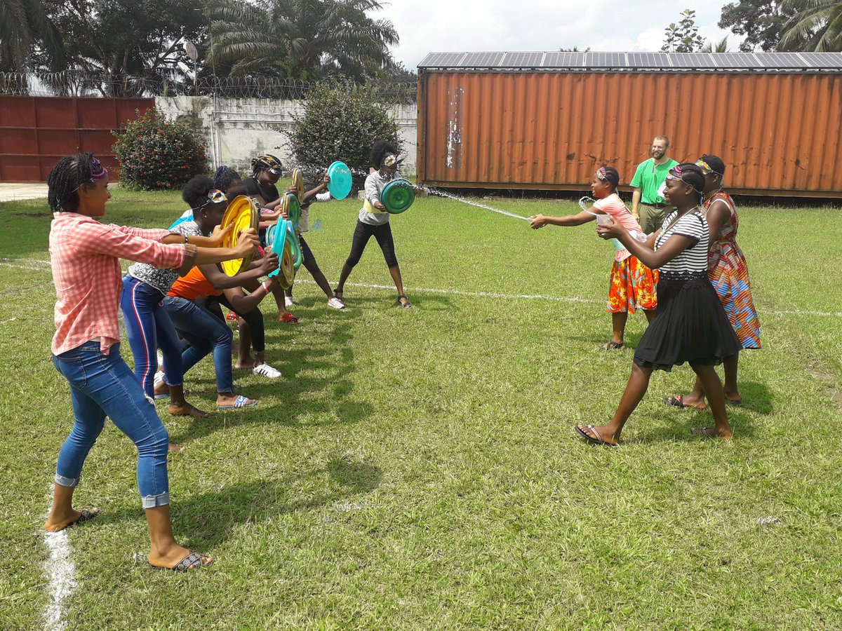 PCLiberia's tweet photo. Peace Corps Trainees hosted a #powerful GGLOW Camp! Girls and Guys Leading Our World empowers youth with leadership, self esteem, reproductive health, positive role modeling, and communication skills. 
#youthdevelopment #youth #gglow #selfesteem #leadership #howiseepc #liberia https://t.co/c7X6Gay9i0
