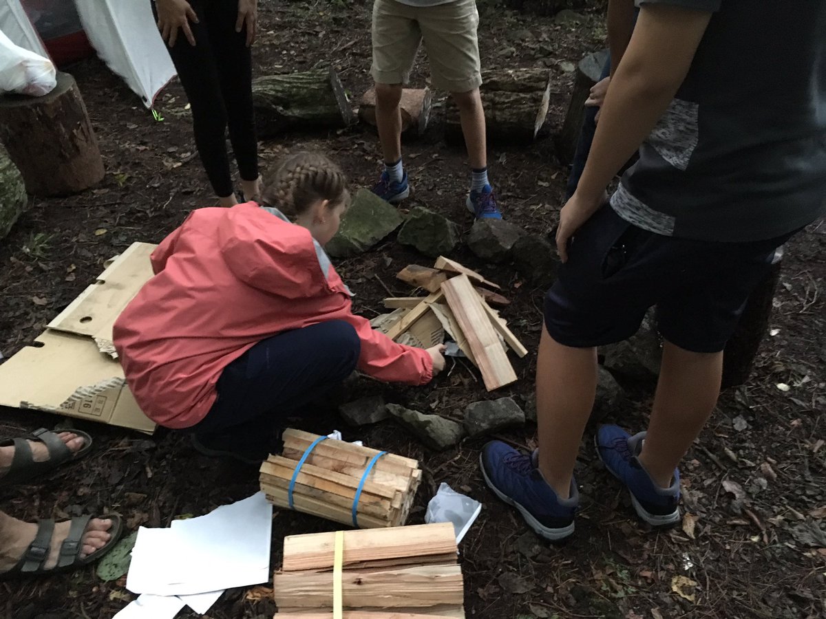 MSTokyoEucalyp's tweet photo. Thereโs nothing like a campfire you built yourself! #MSTodyssey2019 #MSTmiddleschool #MSTindependence https://t.co/V9CJKWwS7o