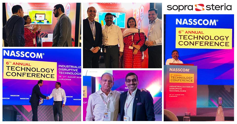 SopraSteria_IN's tweet photo. #SopraSteriaIndia booth at the 6th Annual Technology Conference by #NASSCOM received a significant response. More than 1300 delegates visited the booth. The sessions connected the technologists to collaborate & learn about #disruptivetechnologies.
#NASSCOMTechConf #NATC2019 https://t.co/SwyIkuTNzn