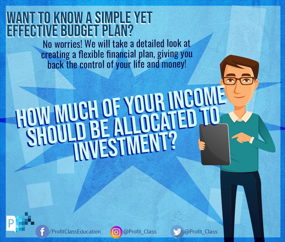 Profit_Class's tweet image. Learn how to create a simple and flexible budget you can stick to using the 50/30/20 budget method. For more info, visit bit.ly/2Qi3ePe #Investment #Trading #TradeNow #ProfitClass