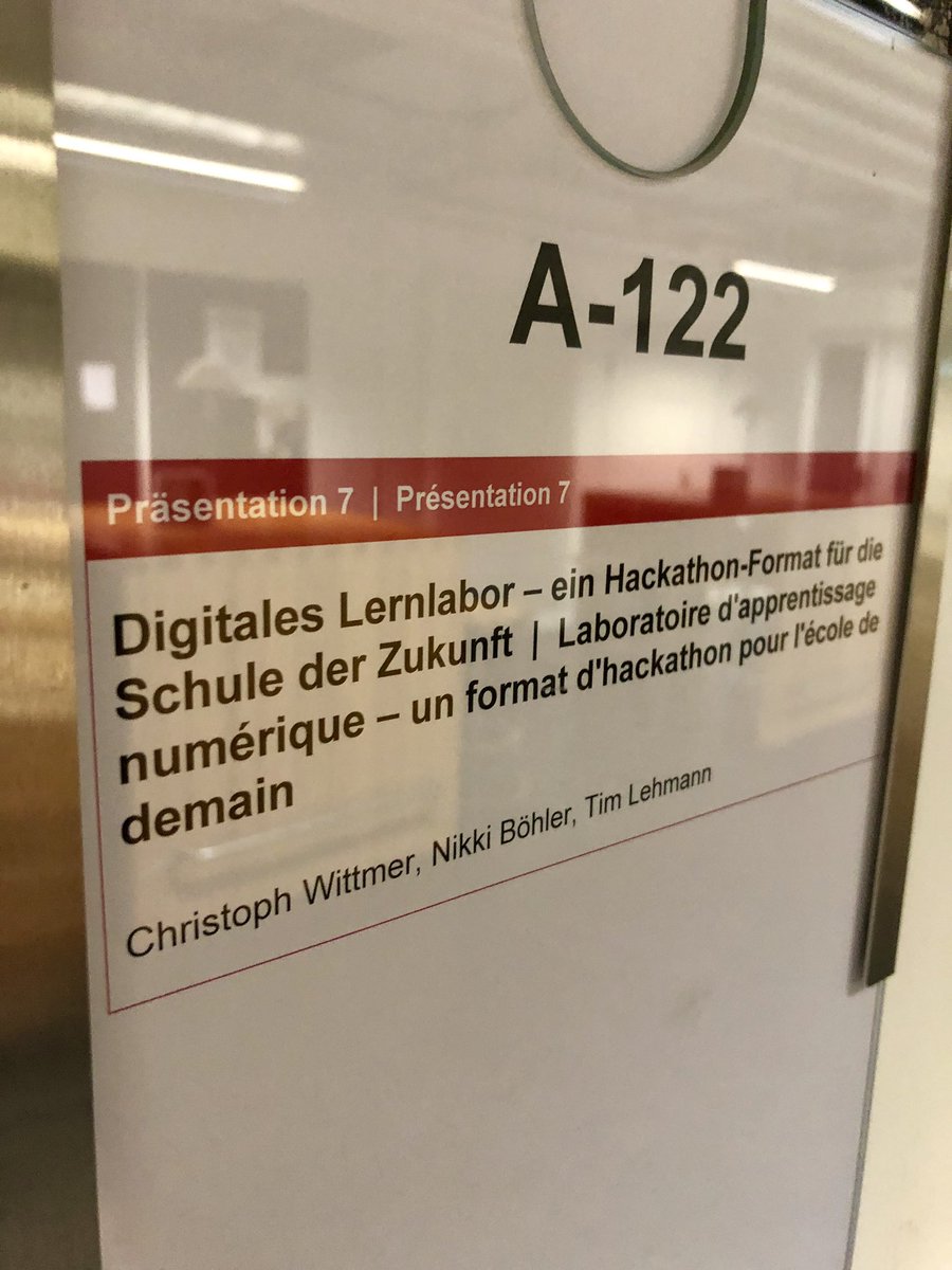 DocLehmann's tweet image. Re-inventing the way schools can prototype in learning collectives with varied stakeholders! Presenting our #digitallearninglab at a workshop with @christophwittm1 @n3ijoy at Expert Conference of @educach_de - @OpendataCH @LAZuoz @kickstart_inno #edtech #newcultureoflearning