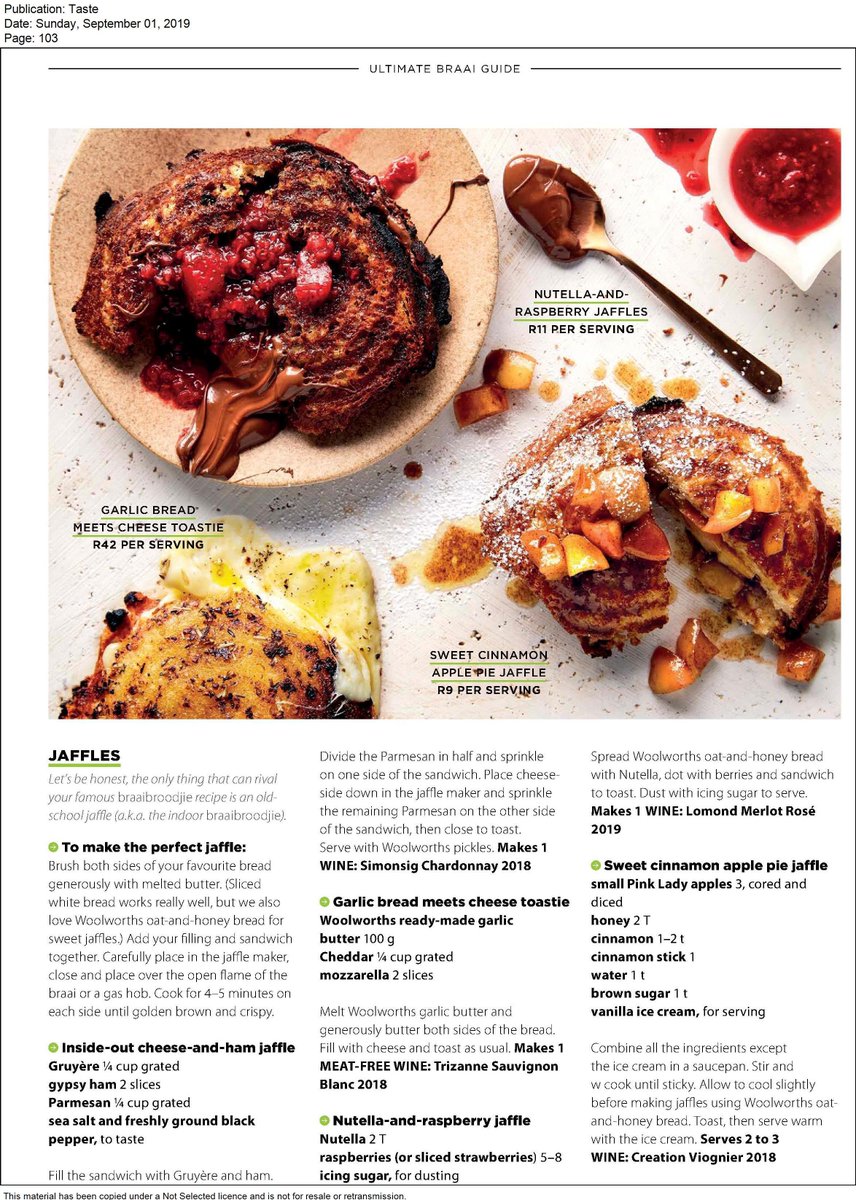 Sweet cinnamon apple pie jaffle paired with Creation #Viognier anyone? #yesplease #applepiejaffle #hemelenaarde #coolclimate #wosa #winepairing #lovecreationwines #creatiowines

via <a href="/WWTaste/">wwtaste</a>