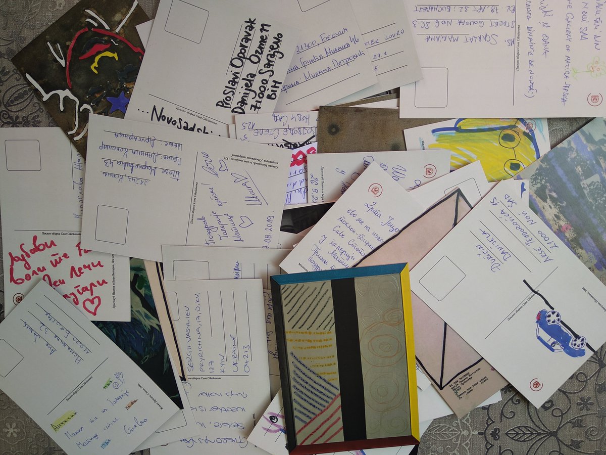 Управо шаљемо још једну туру разгледница са адресе Галерије Матице српске. 
Имате прилику да до 7. септембра, до кад је отворена изложба ''Поклон-збирка Саве Степанова'', и ви напишете и пошаљете свој mail-art. 📨📪

#PoklonZbirkaSaveStepanova
#mailart