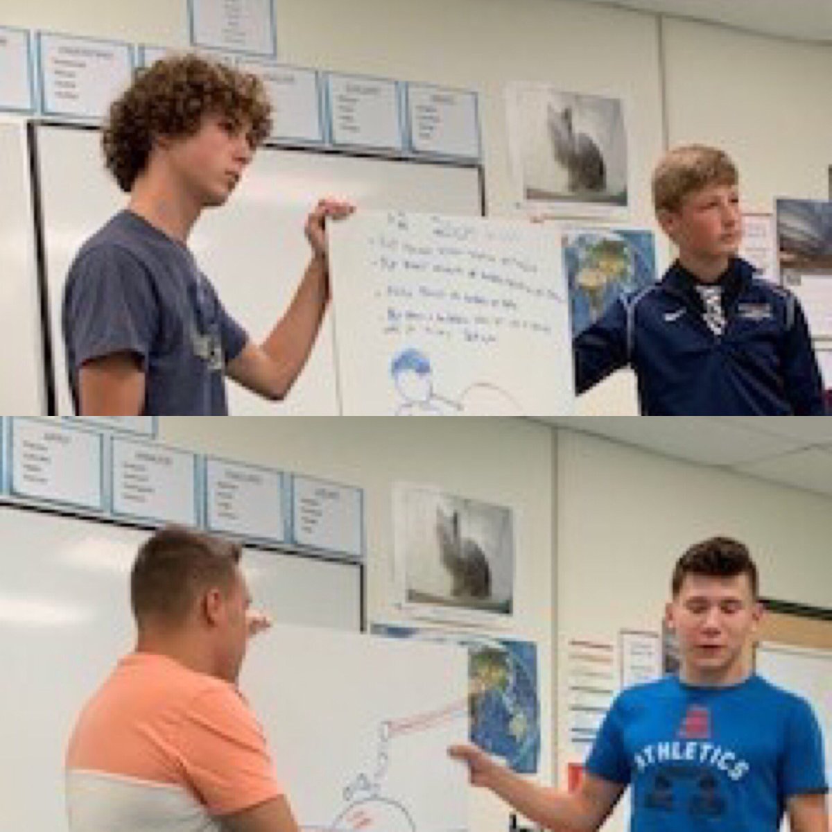 CoeBrownAcademy's tweet image. #todayatcbna - Remember the Bubble Lab in Mrs. Forward&apos;s Intro to Science class last week? Students are now presenting their results. #sciencelab #sciencepresentation #cbnabears #cbnapride #cbna152